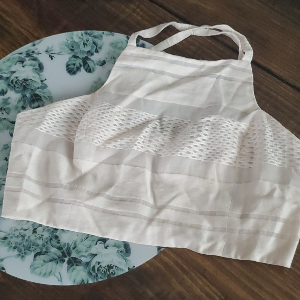 High Neck Crop Top